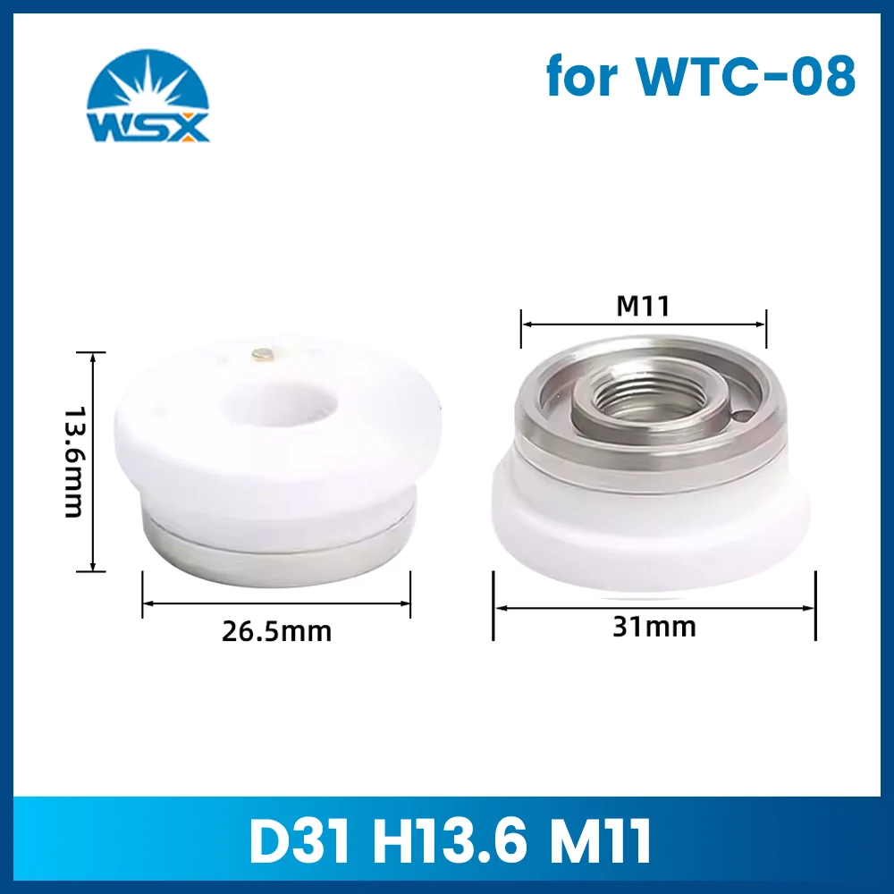 WSX Laser Keramik D28 M11 M20 D41 M11 Laserdüsenhalter für WTC-04/08/11 Mini ND18 Laserschneidkopf – Detail 5