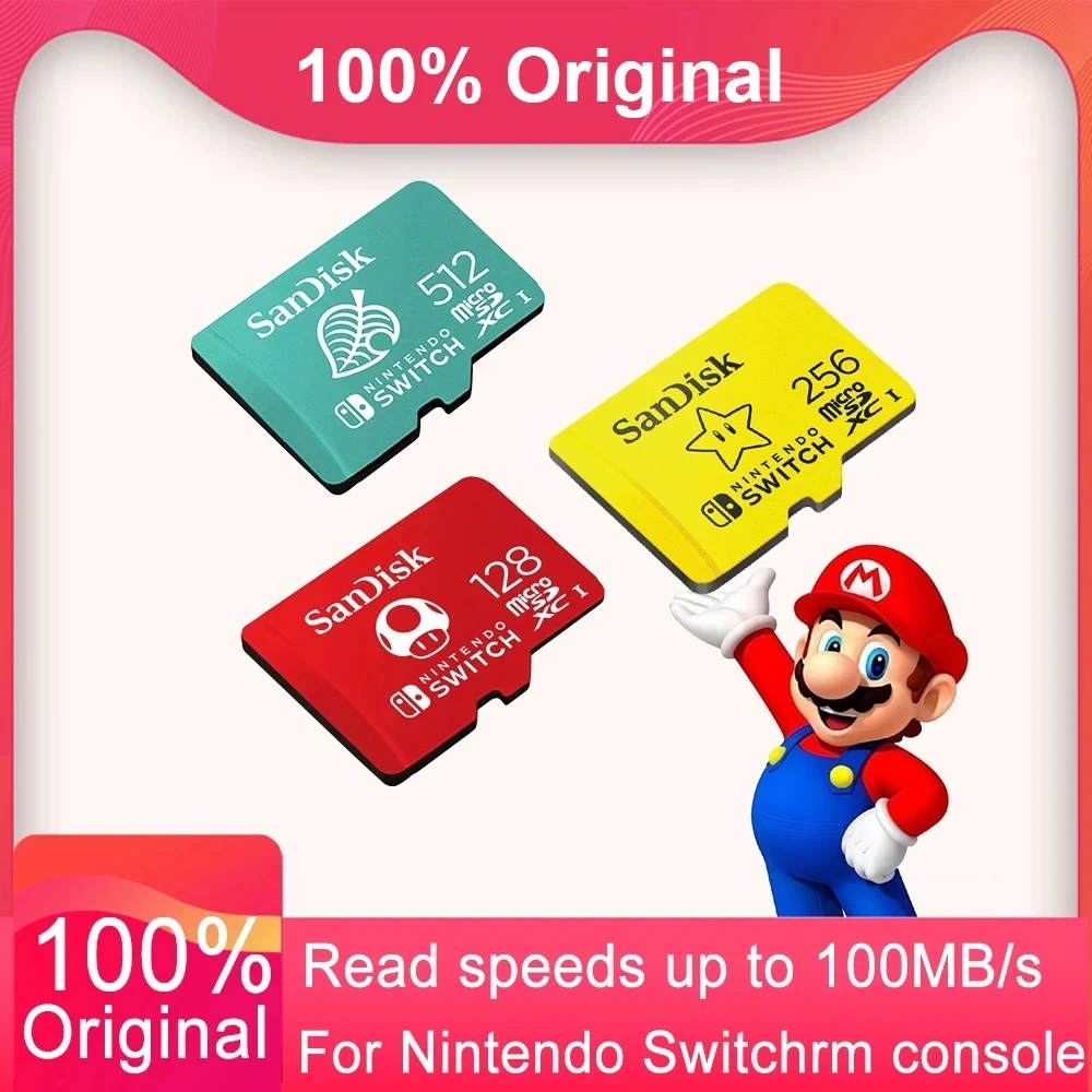 Carte mémoire 128GB à 512GB pour Nintendo Switch la solution idéale pour étendre votre stockage