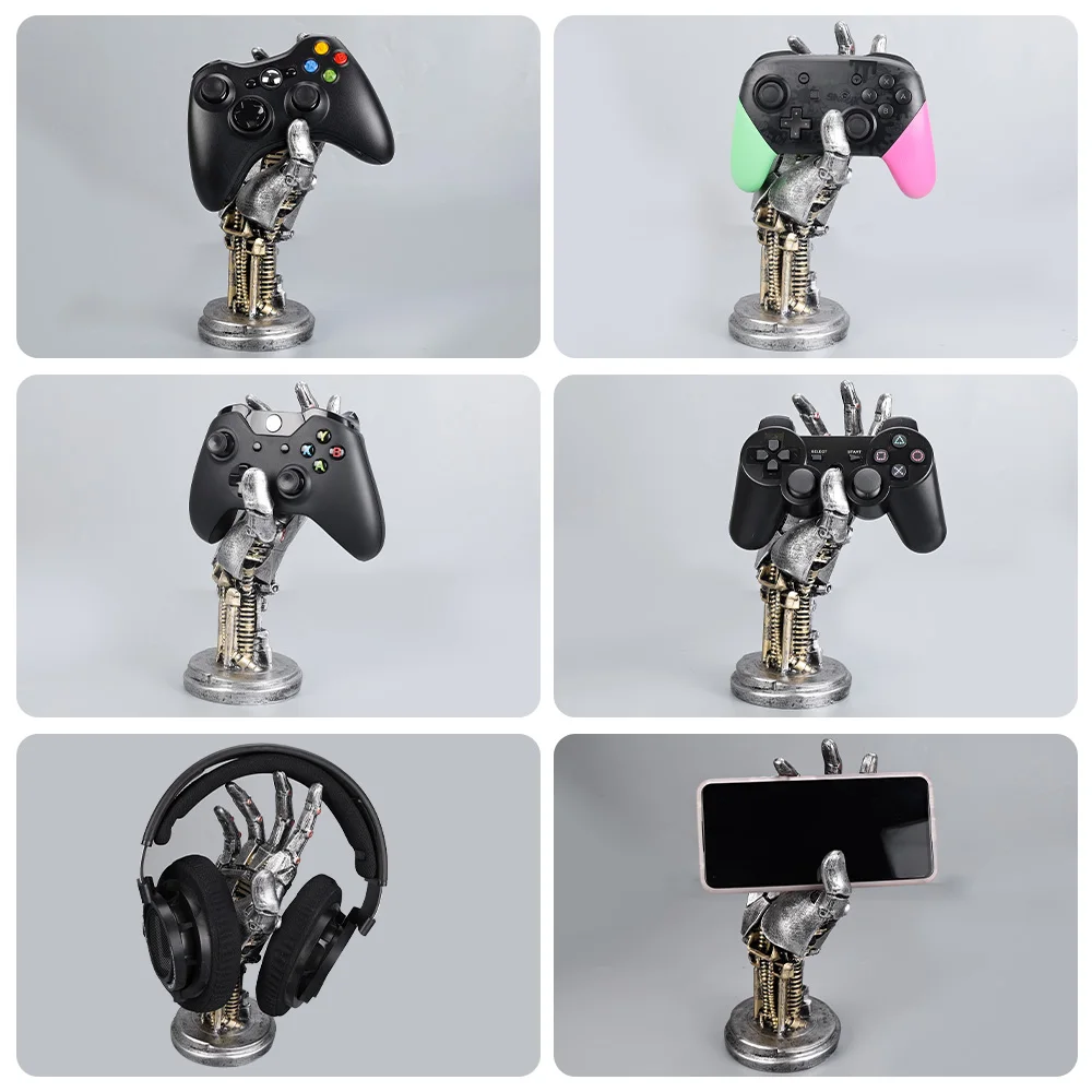 3D 2077 Cyberpunk Robot Bracket for Switch pro/PS4/PS5/Xboxs Series  Gamepad HeadphoneGame Controller Stand Holder Desktop Decor