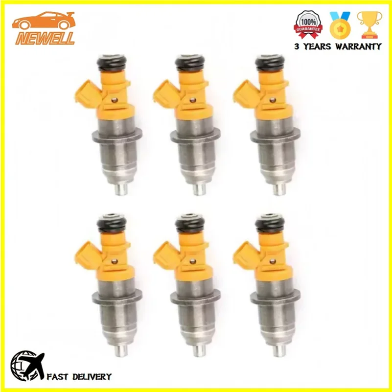 

6pcs 60V-13761-00-00 E7T25080 MR560555 1465A011 Fuel Injector For Mitsubishi Pejero Outboard Yamaha HPDI 200 225 250 300 HP 03