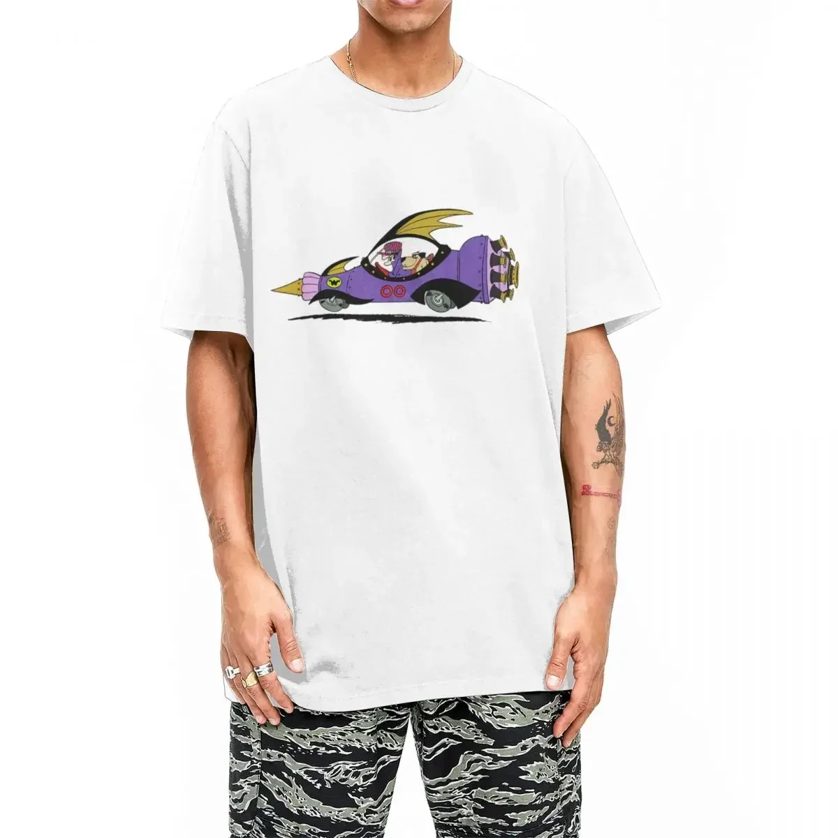 Wacky Races Dick Dastardly Machine for Men Women T Shirt Novelty Tee Shirt Round Collar T-Shirts Pure Cotton 4XL 5XL 6XL Tops