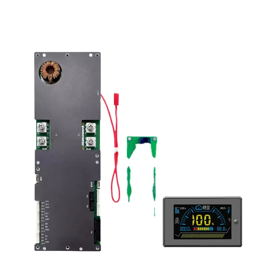 

Активная BMS-плата PB1A16S15P для систем накопления энергии, CAN, RS485, BT, аксессуары для тепловых батарей, удаленное управление через приложение