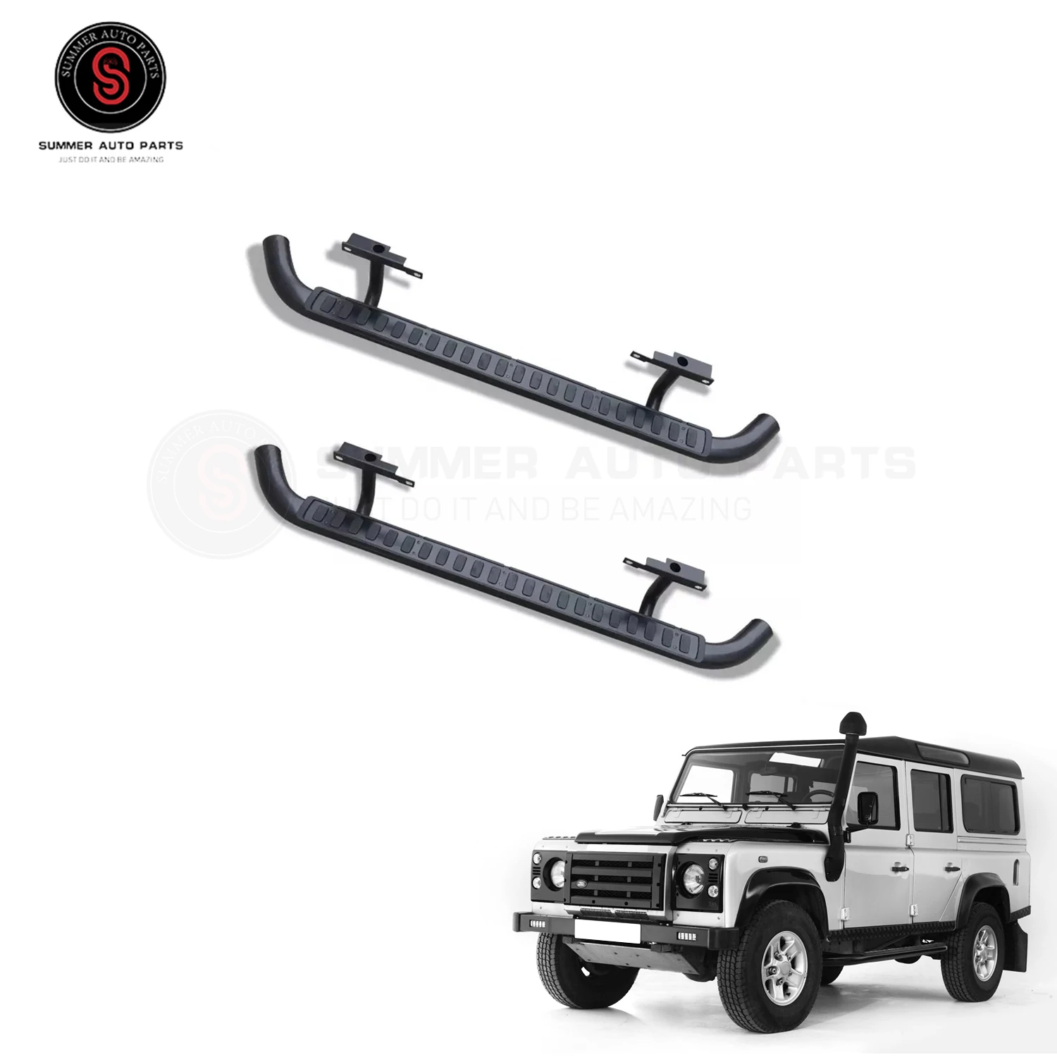 

DEF4X4 Three Door Step Side Skirt Exterior Accessories Car Running Board for Land Rover Classic Defender 90 custom