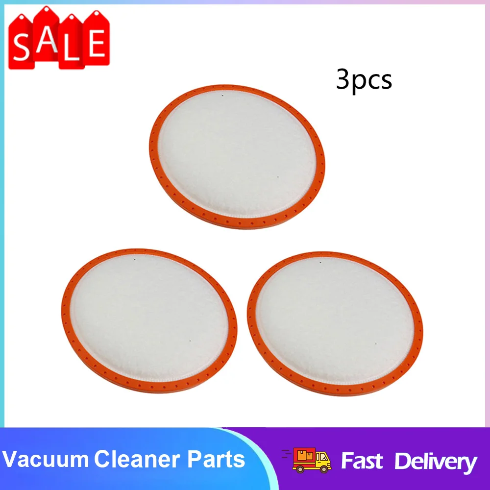 3Pcs Pre-Motor Filters For Dirt Devil DD2650-1 DD2651-0 DD2651-1 DD2720 Vacuum Cleaner Sweeper Parts 2288002 Replacement