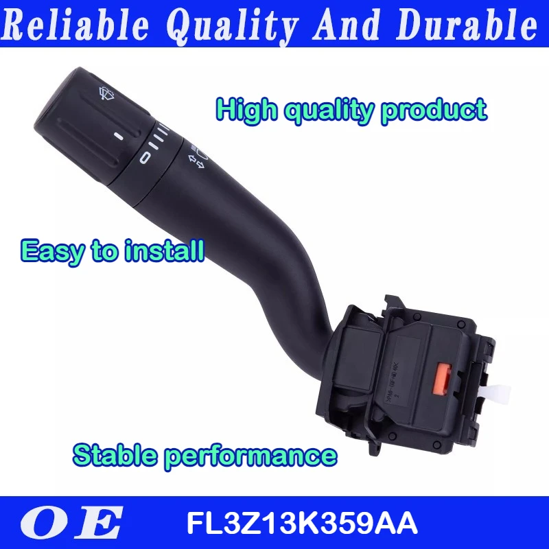 

High quality FL3Z13K359AA FL3Z-13K359-AA Multi-Function Switch Windshield Wiper Combination Switch For Ford car accessories