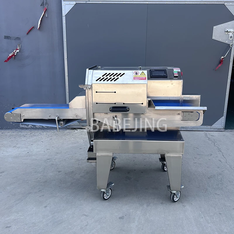 

Commercial Electric Cooked Meat Slicer, Fully Automatic Ham Slicer, Fresh Meat Cutting Machine