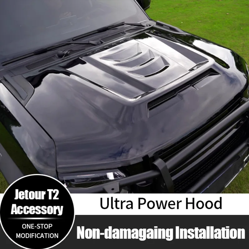 

Upgrade Accessories Steel Replacement Engine Hood Cover for Jetour T2 Traveler 2023 2024 2025