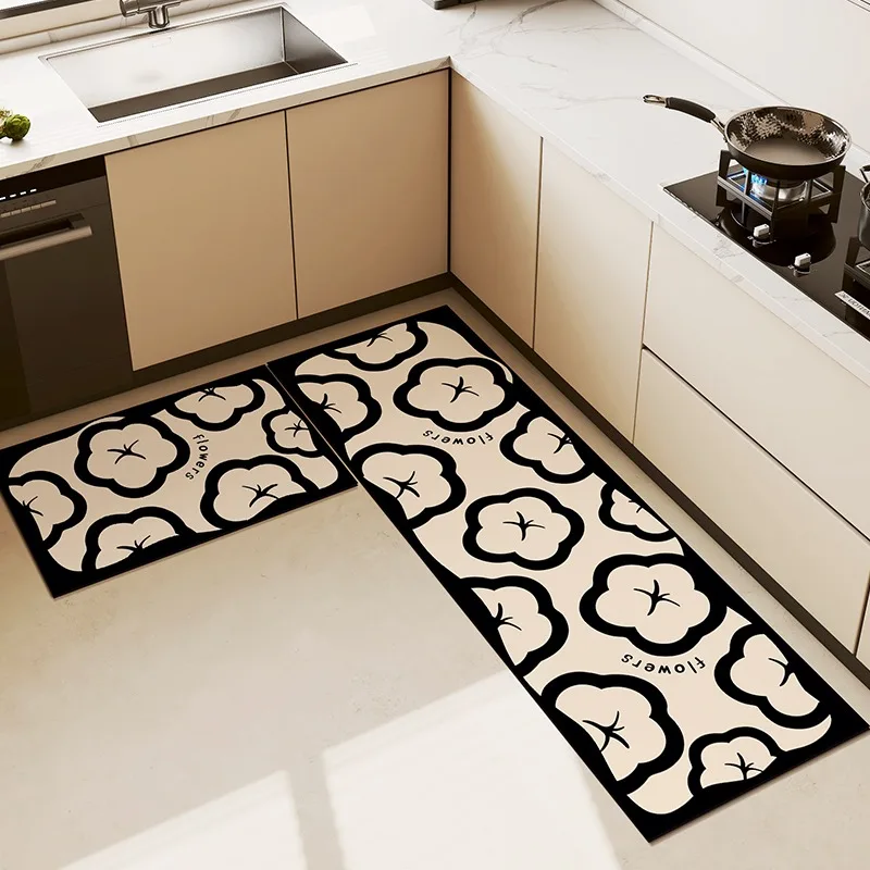 

Washable Non-slip Kitchen Mat for Floor Long Strip Runner Kitchen Carpet Oil-proof Waterproof Mats Home Decoration 카펫 שטיח למטבח