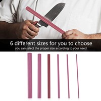 ZK20 6 PCS 3000 Grits Ruby Polishing Oil Stone Sharpener Sharpening Stone Whetstone Tool Set