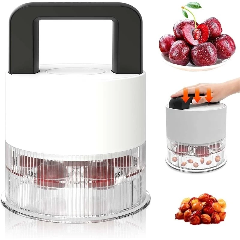 ABXD Cherry Pitter Multiple Pit 7 Cherries At Once Quick Portable Cherry Pitting Tool, Easy To Use For Making Cherry Jam