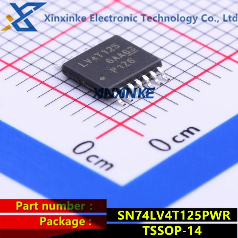10PCS SN74LV4T125PWR TSSOP-14 Puffer und Leitungstreiber SGL Pwr Supply Quad Buffer GATE Logic ICs Brandneues Original