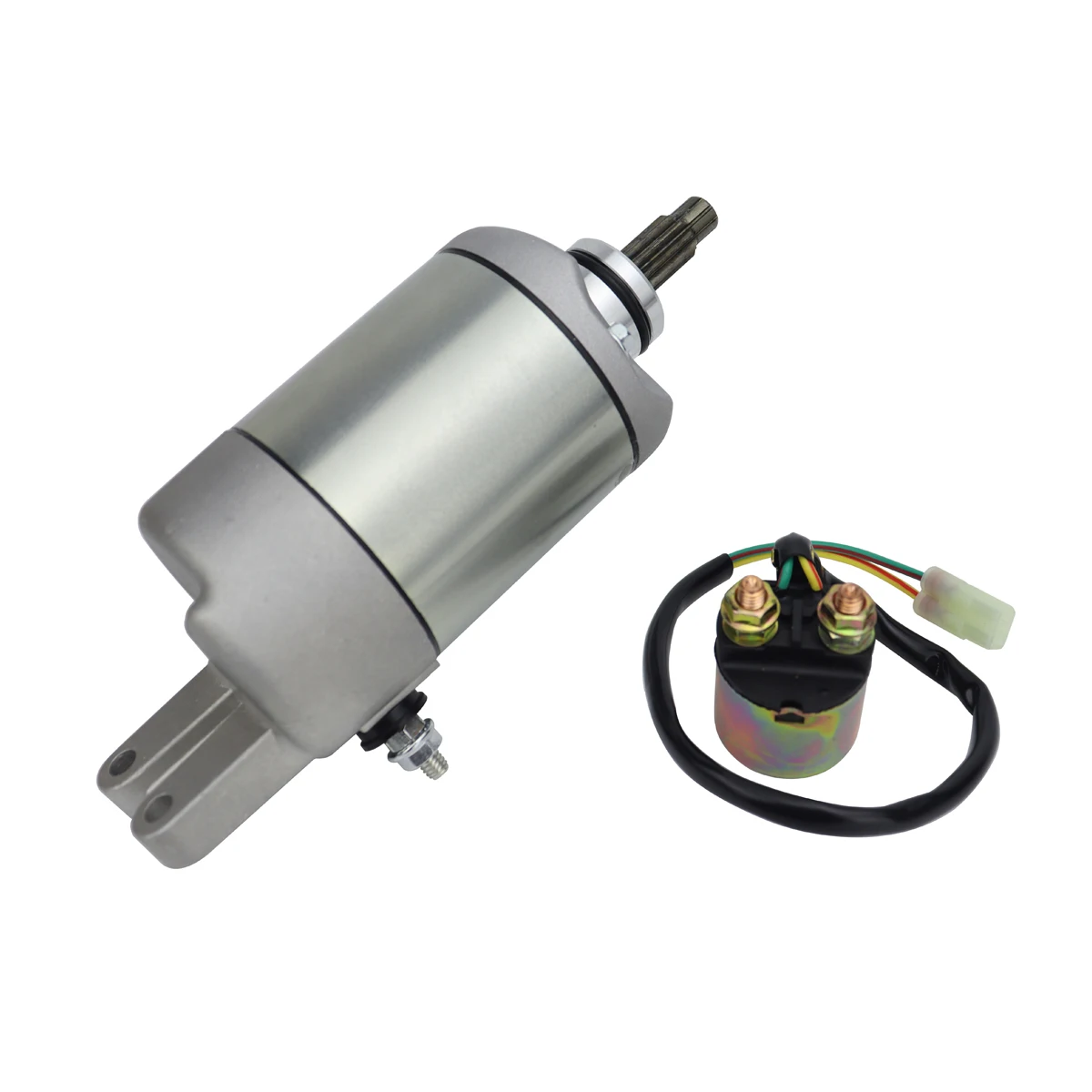 

18638 Starter Motor & Solenoid Relay for Honda FourTrax Foreman TRX450FE ES 31200-HM7-003 31200-HM7-A41