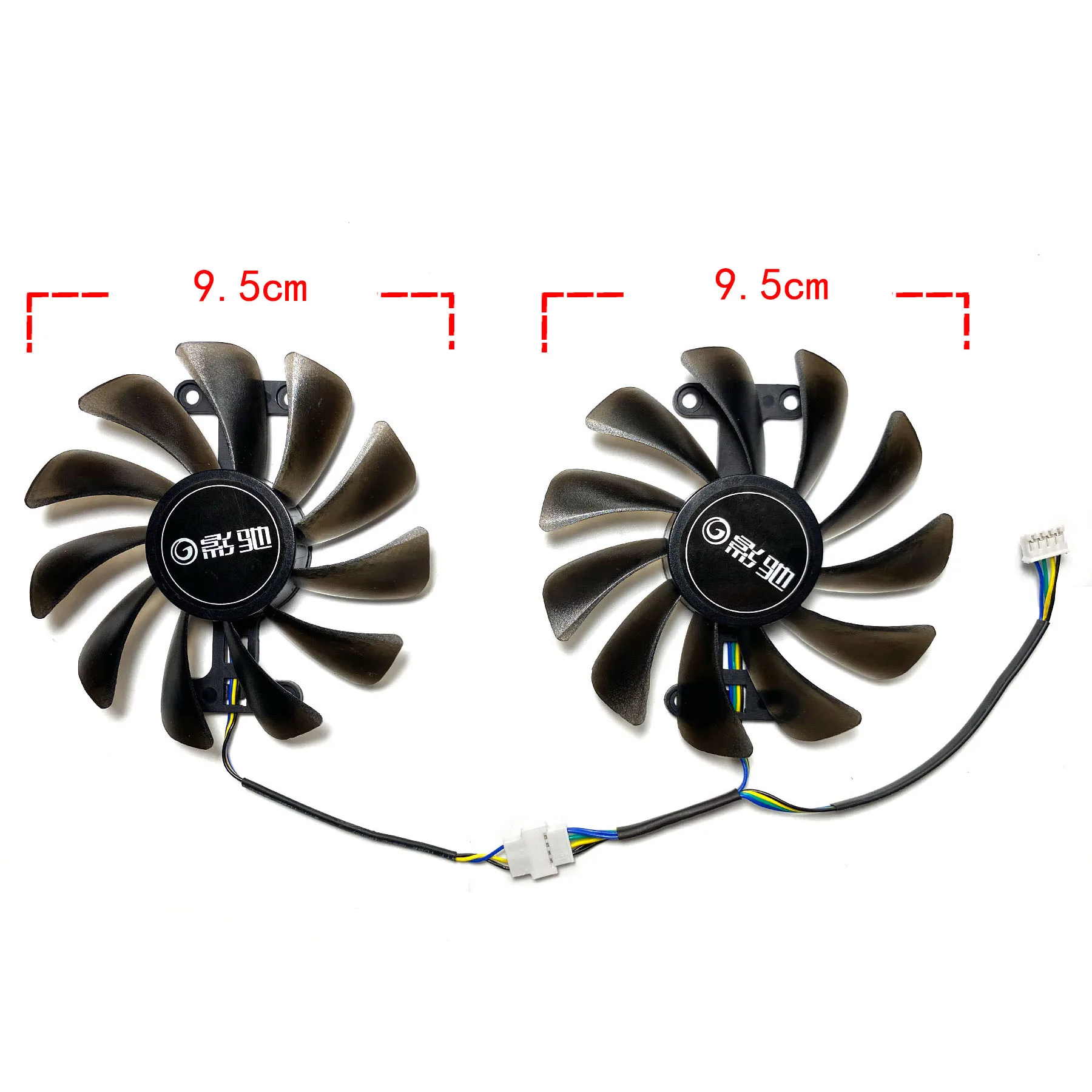 New For GALAX GeForce P104-100 GTX1070 1070Tti 1080 8GB EXOC SNPR BLACK2 OC Graphics Card Replacement Fan