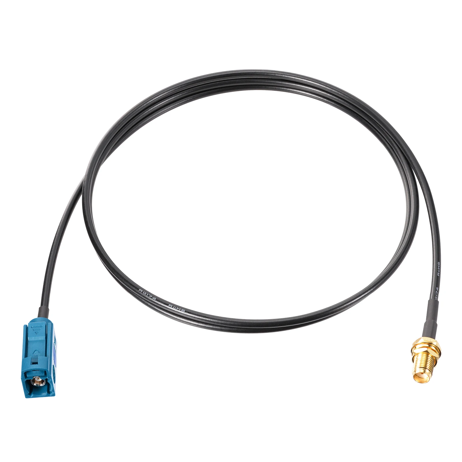 Superbat Car GPS Antenna Adapter Convertor Cable,Fakra Z Female to SMA Female Cable RG174 30cm