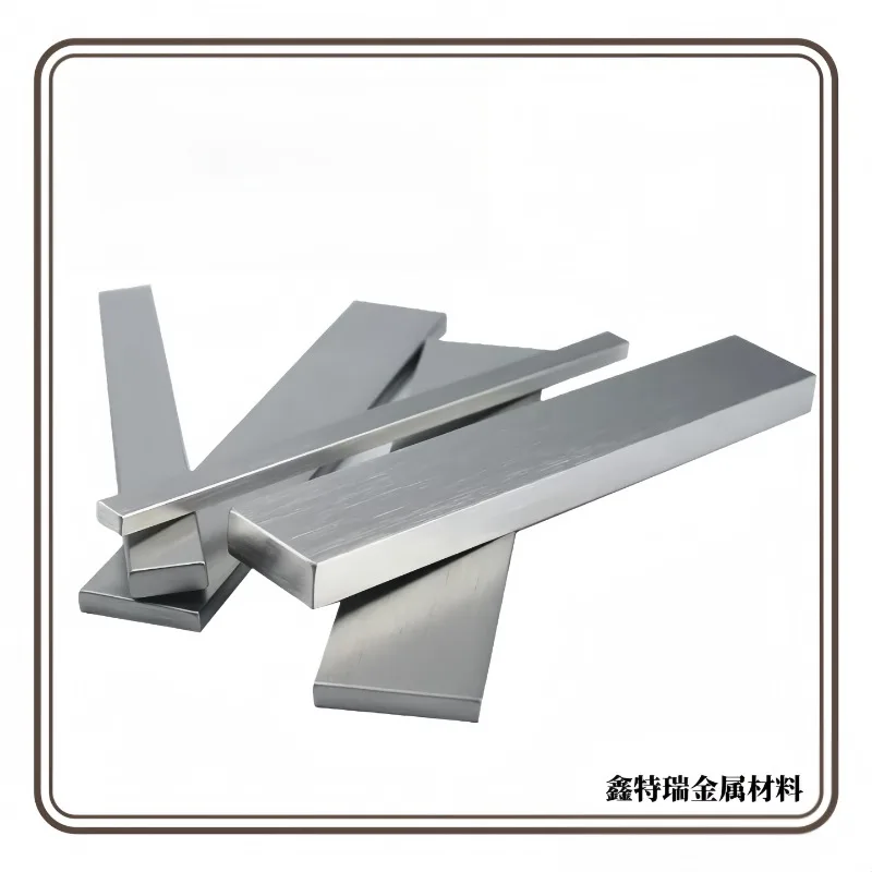 304 Stainless Steel Flat Bar 10-100mm Width 100-500mm Length Customized Processing