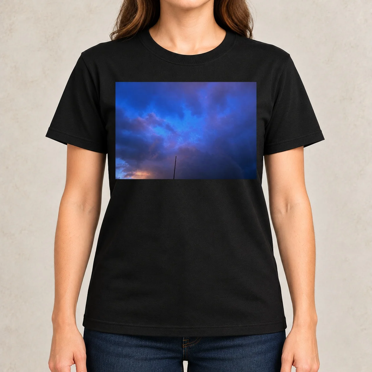 The photo of tranquility  Boxy Women T-Shirt graphics customs design your own vintage clothes tight shirts for Women