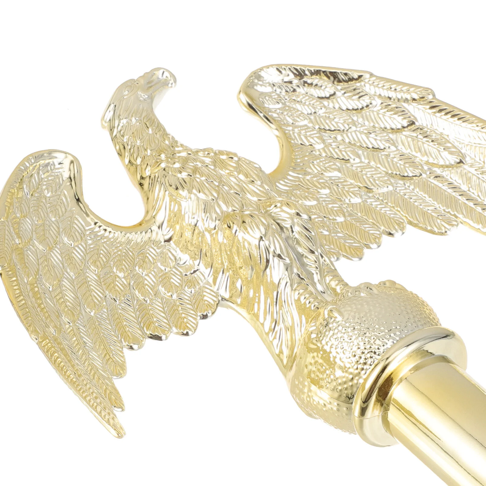 Eagle Flag Topper Ornament Decorative Eagle Finial for Flag Pole Golden Color Practical and Durable