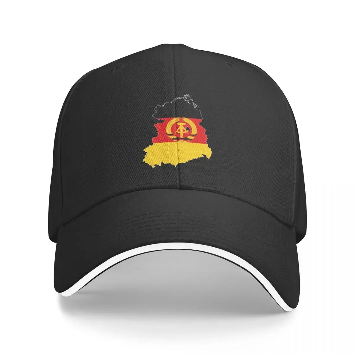 New Never underestimate an old man who grew up in the GDR - DDR logo Baseball Cap Anime Hat Caps Women's Beach Outlet Men's