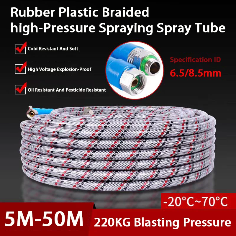 

Injection Pipe High Pressure Spray Rubber Plastic All Woven Portable Injection Machine Explosion Proof Pipe With Flexible Pipe