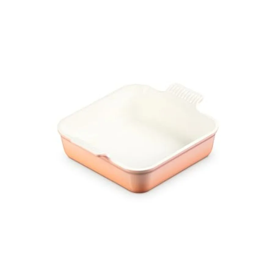 

Квадратная тарелка Heritage, 3 кварта. Набор из 9 керамических контейнеров для хранения продуктов с крышками, прочный керамический дизайн для организации хранения