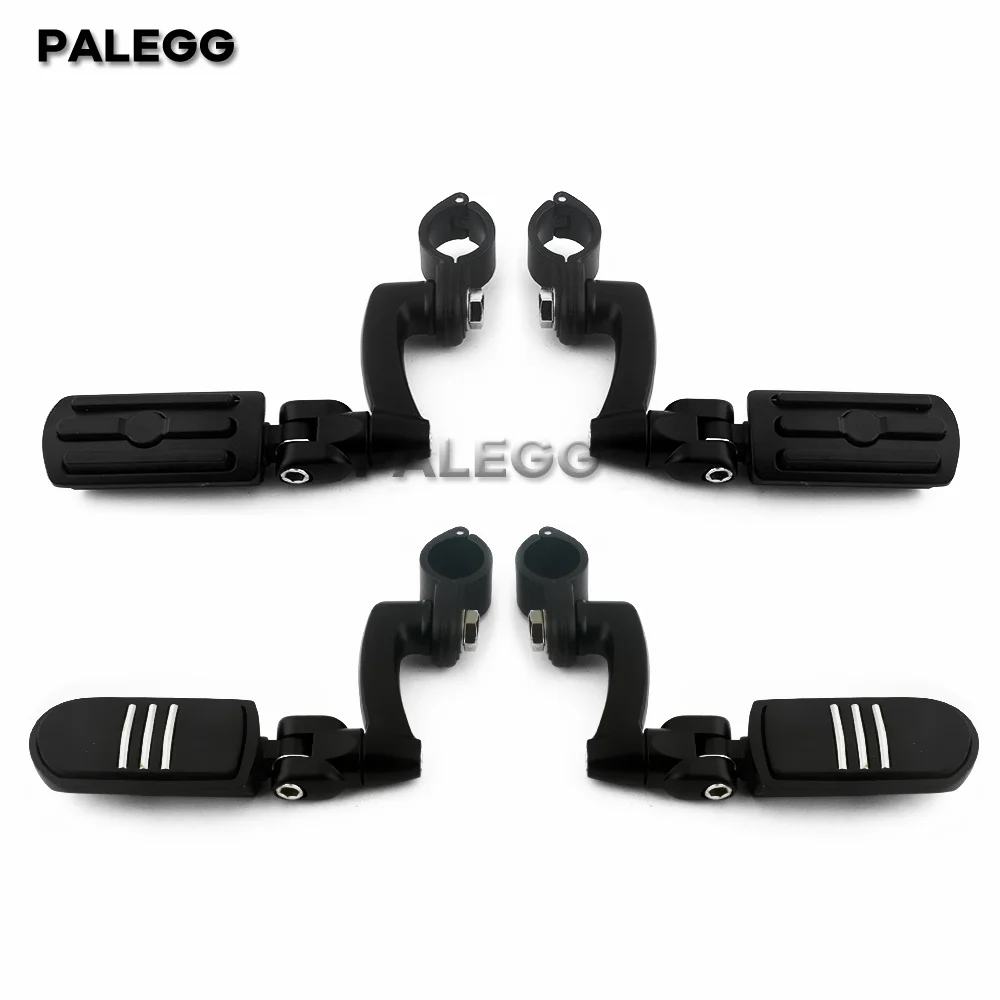 pioli-autostradali-da-125-per-harley-touring-road-king-road-glide-electra-glide-street-glide-sportster-softail-pedana-regolabile-opaca