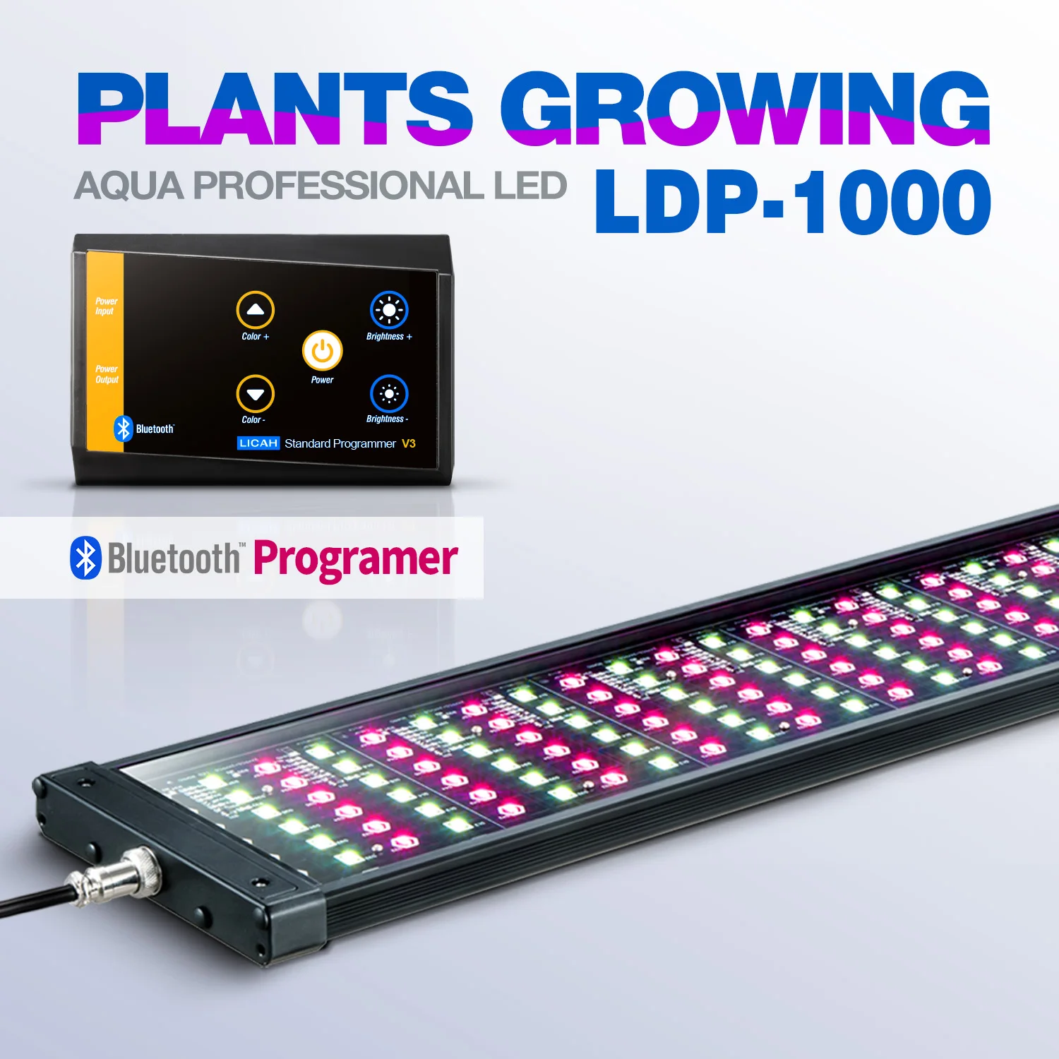 LICAH Aquarium Plant Growing LED LIGHT LDP-1000 Free Shpping