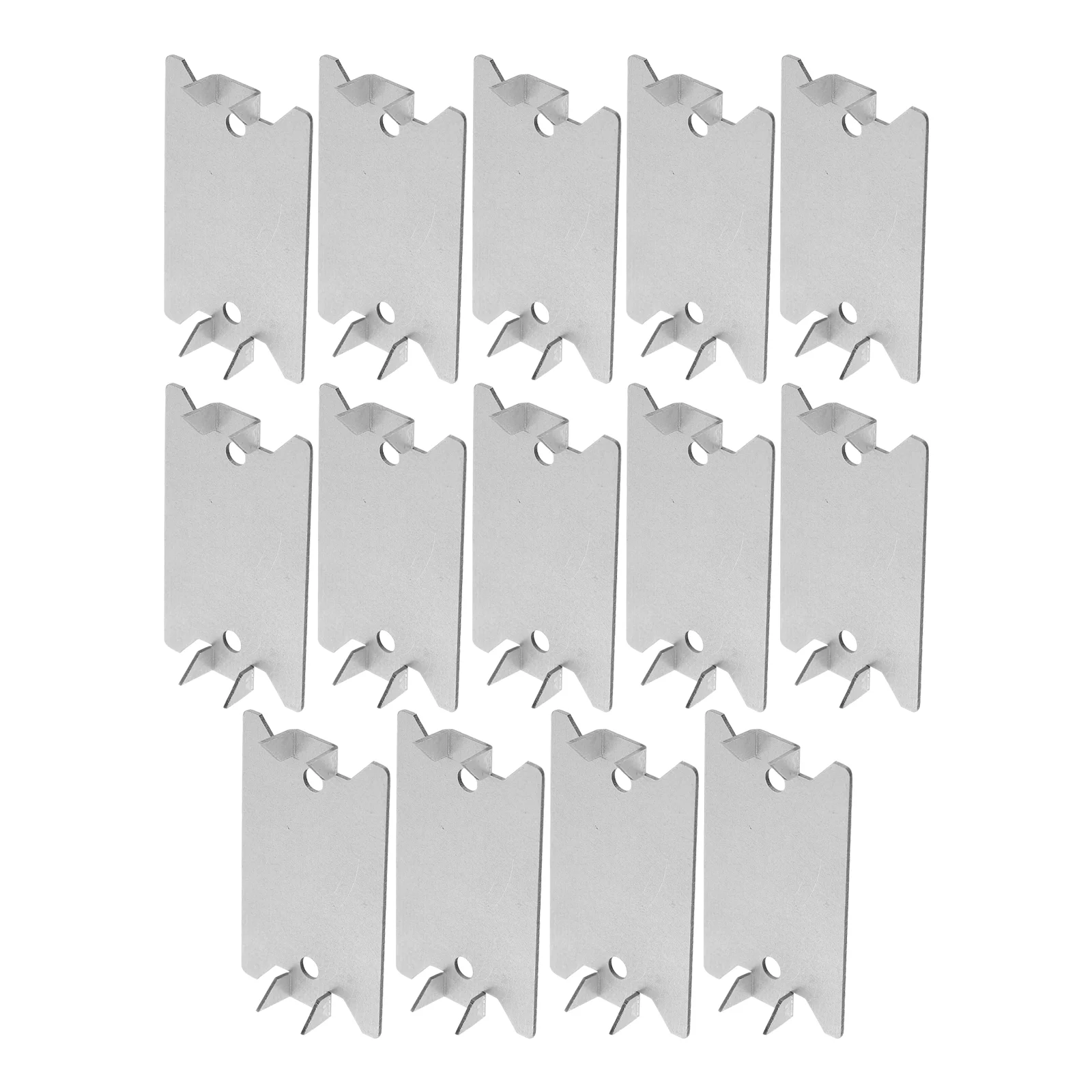 

50 Pcs Peg Board Plumbing Protection Nail Plates Wooden Accessories Metal Cable Iron Gel Polish Holder