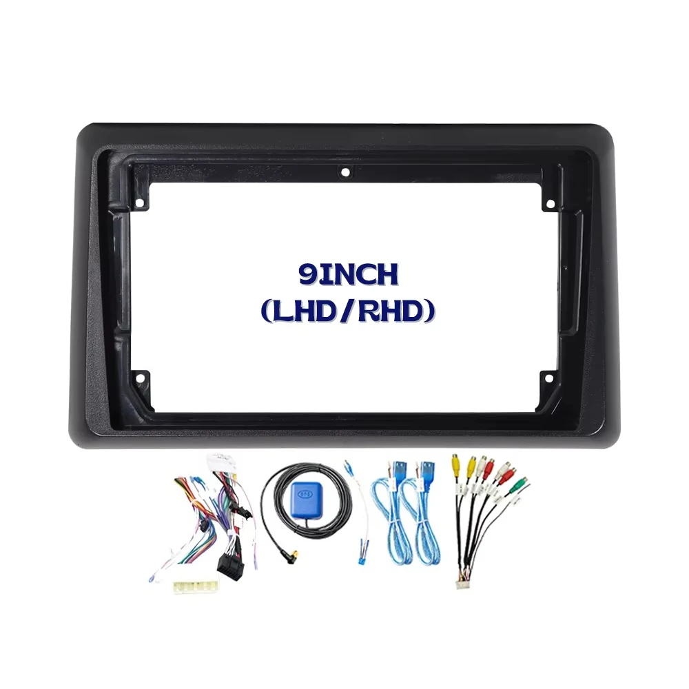

9 Inch Car Radio Fascia Frame Dash Kit For Renault Express 2021-2023 Matten Black Dash Radio Installation Fitting Panel Kit