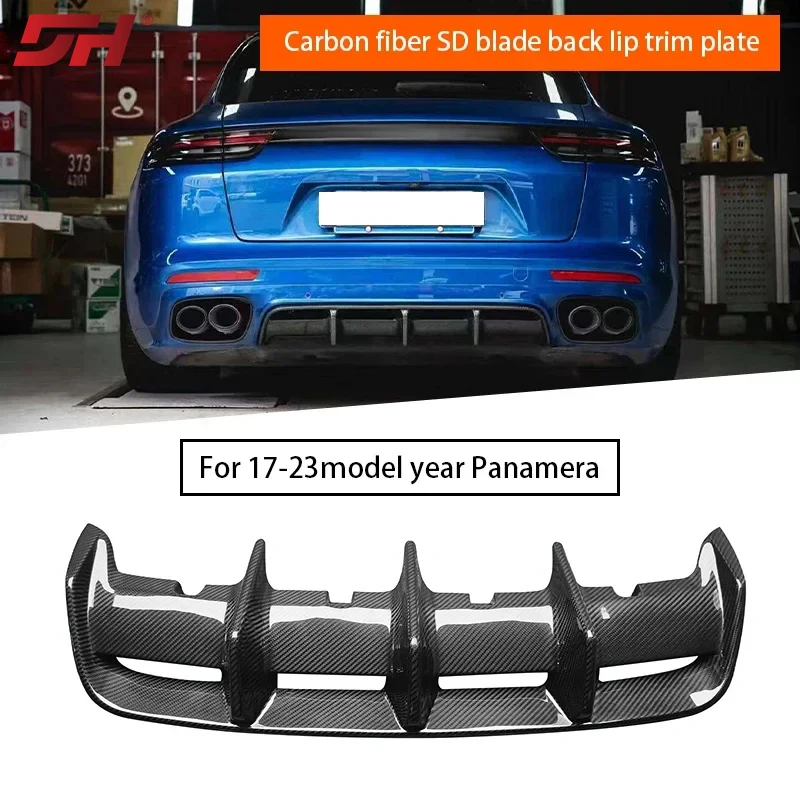 

for Porsche Panamera 971 2017-2023 Upgraded Sd Carbon Fiber Rear Lip