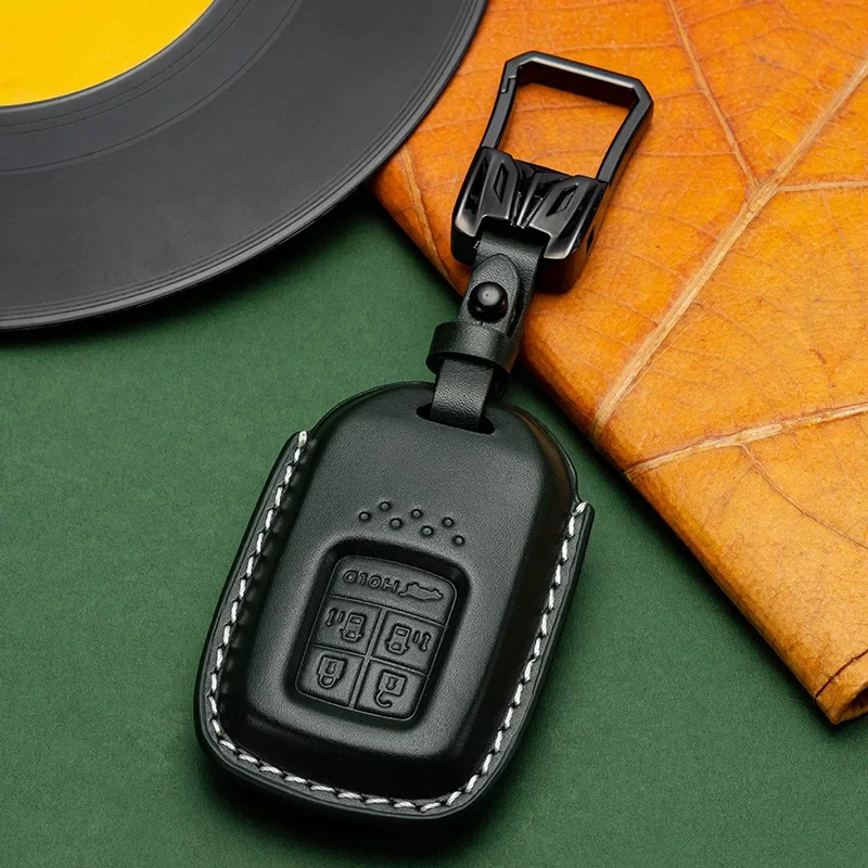 Key Fob Cover Case Car Leather Keyring for Honda Odyssey Hybrid Alex N-BOX N-ONE N-WGN N-VAN StepWgn Spada Freed Elysion Shell