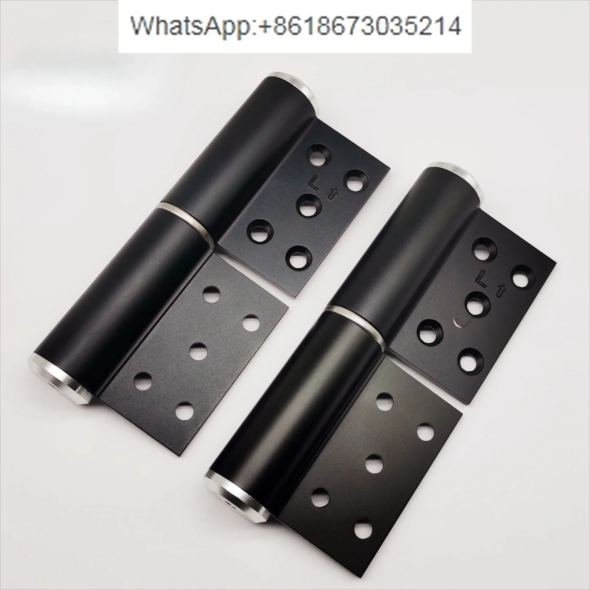 Invisible door hinge closed automatically, hydraulic buffer spring damping hinge, background wall hidden door hinge