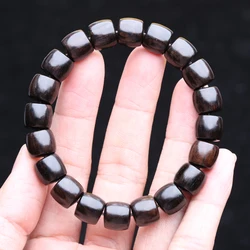 Natural Ebony Hand String Men's And Women'S Models Single Loop Decompression Beaded Around Finger Ebony Bracele