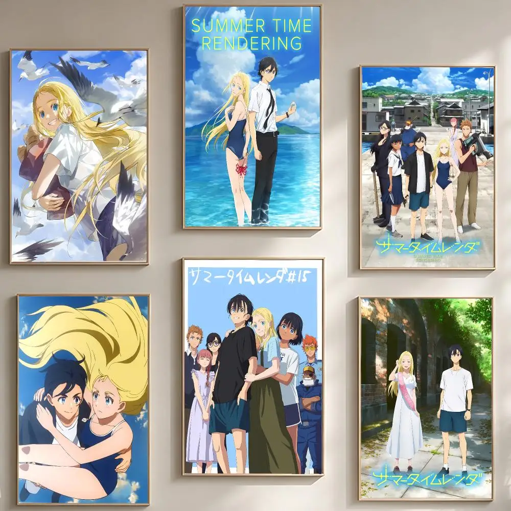 Bittersweet Anime S-Summer Time Rendering Poster Stylish Home Interior Art & Beautiful Room Decoration