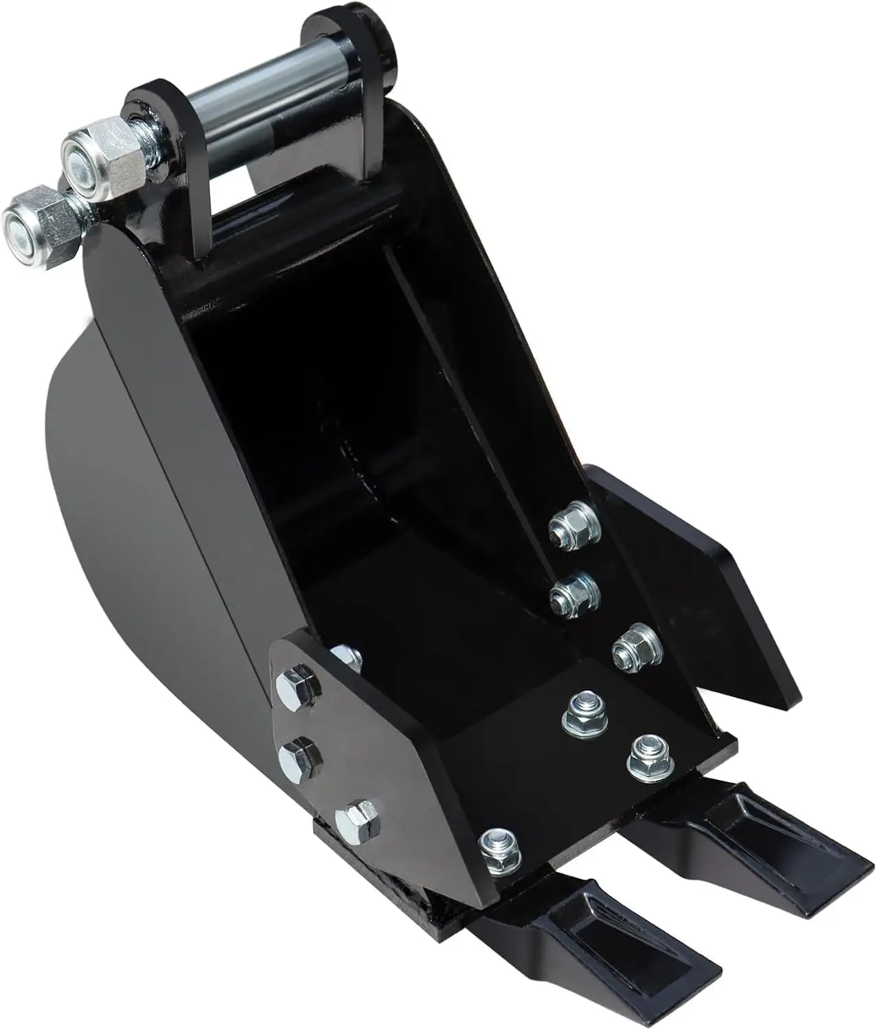 

Industrial Grade 200mmBucket, Narrow Trenching Bucket for Mini Excavators, Heavy Duty Digging Bucket with Metal Teeth