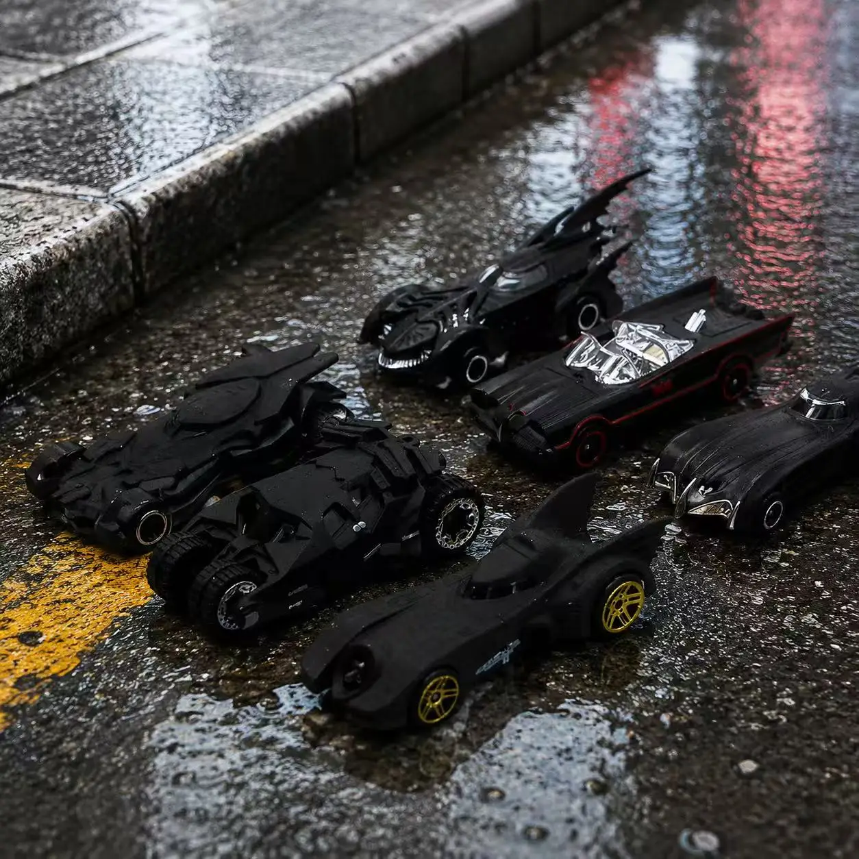 Alloy Batmobile 6 Generations Car Model Set Children Play Vehicles Bulk Wholesale