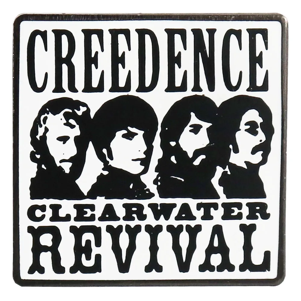 Logo Personel Band CREEDENCE CLEARWATER REVIVAL Best Tour International Music Art Lapel Pin