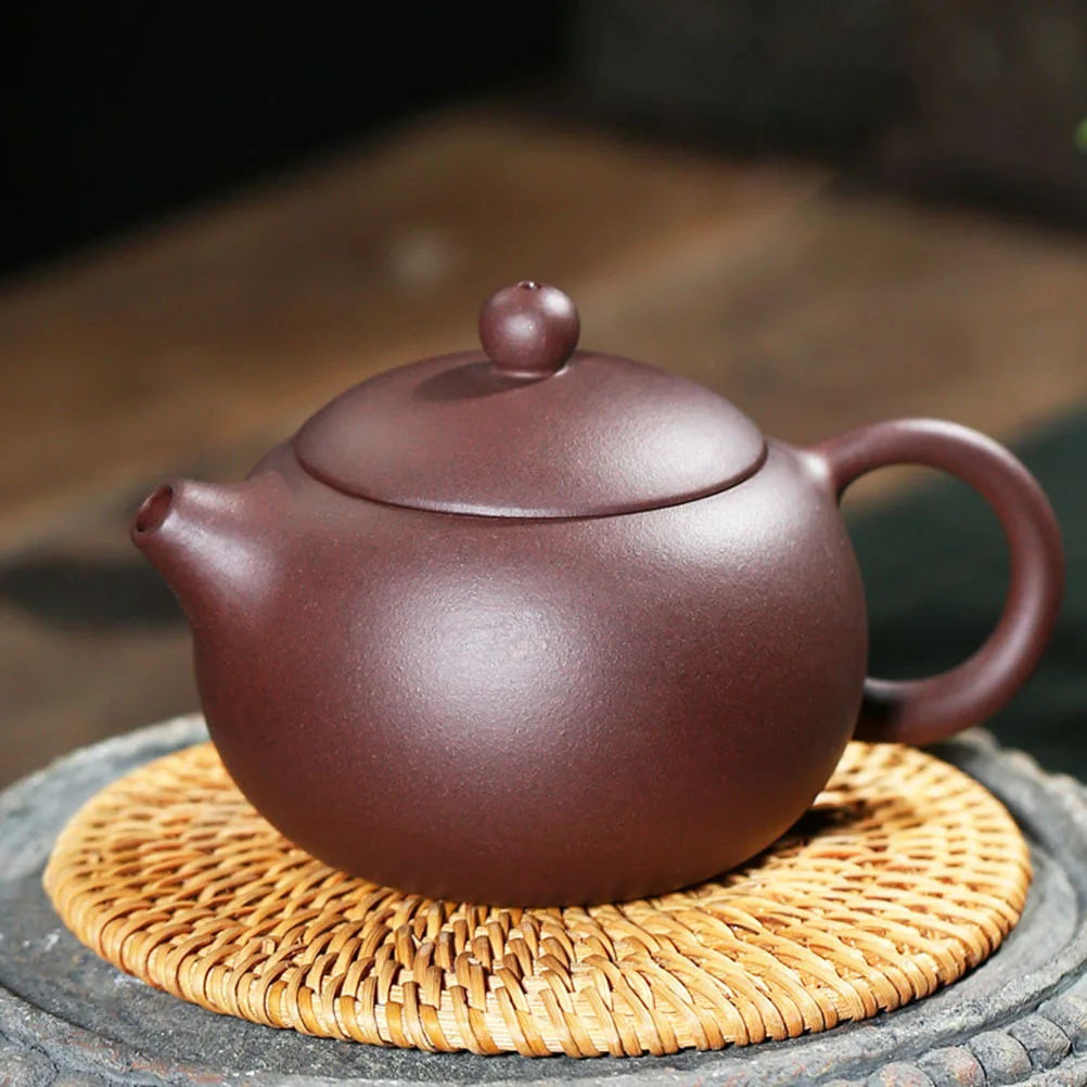 

Zisha Teapot Purple Sand Wear Resistant Delicate Elegant Tea Kettle Large Capacity Traditional Chinese Style Comfortable Handle
