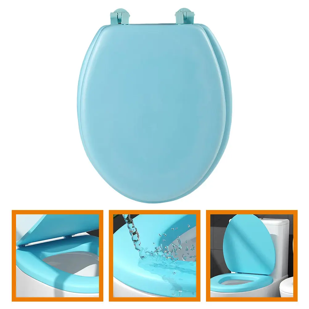 Eva Toilet Seat Cover Thickened Comfortable Skin-Safe Washable Reusable for Standard Toilets Bathroom Home Travel Toilet Seat
