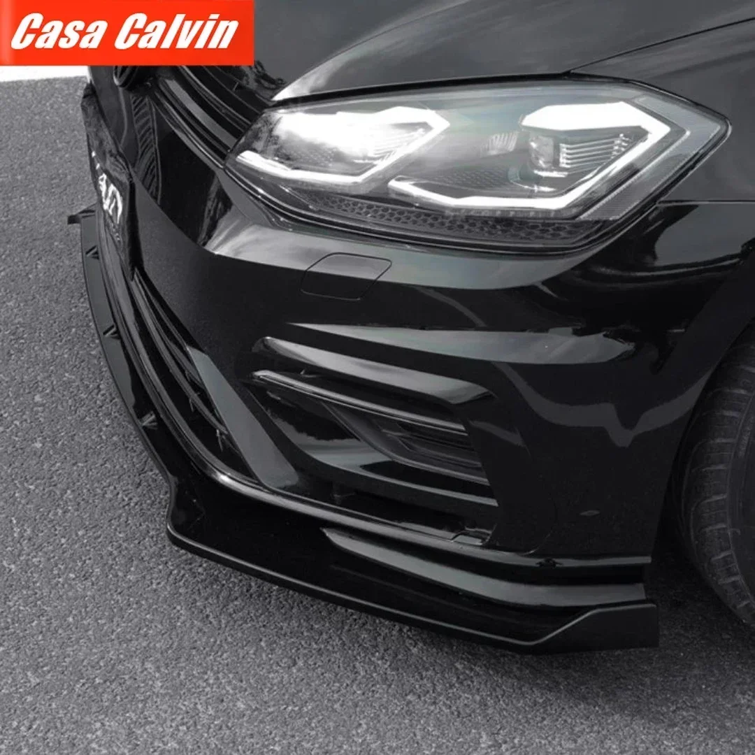 

Подходит для передней юбки, бампера для Golf mk7 7.5 7.5R GTI 7R-line, передняя защита для губ, боди