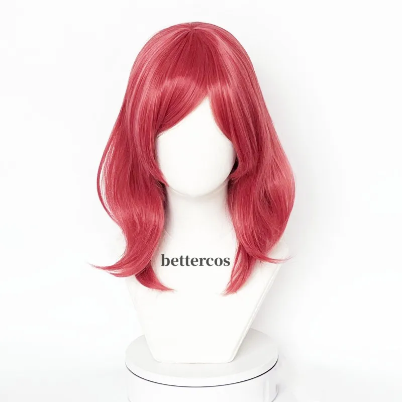 LoveLive! Love Live Maki Nishikino Cosplay Wig Short Curly Heat Resistant Synthetic Hair Wig + Wig Cap