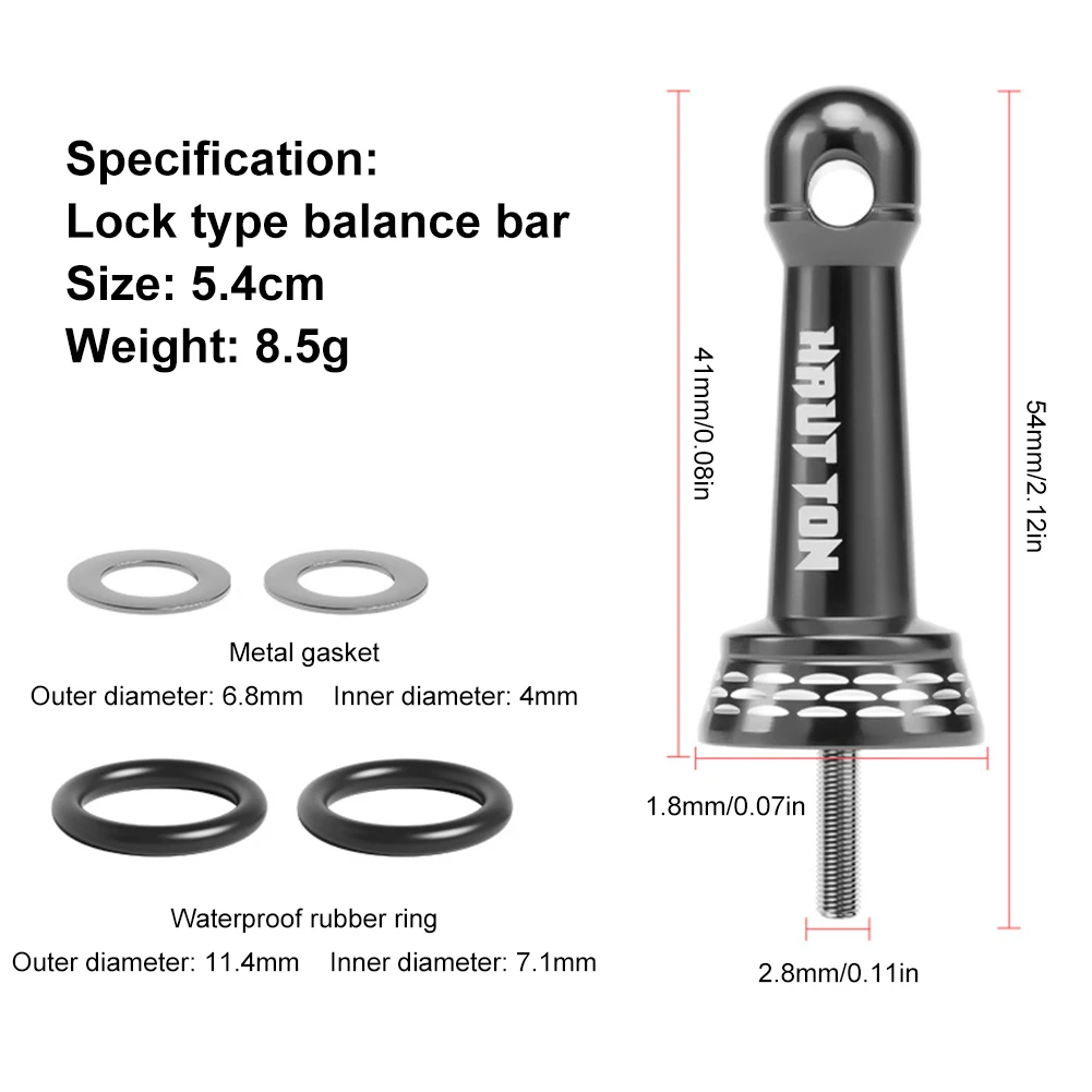 Barra estabilizadora de roda de pesca, leve, proteção para carretel, portátil, suporte de equilíbrio de pesca, acessórios de pesca