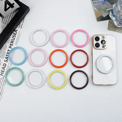 Round Macsafe Magnetic Base Sticker for IPhone 15 14 Pro Max Samsung Magsafe Socket Pocket Grip Bracket Expanding Stand Holder