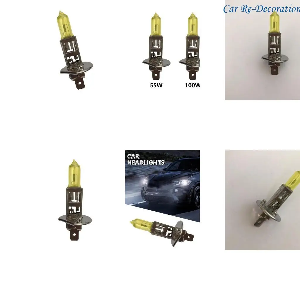 

R58D High Brightness Car Headlight Bulb Vehicles Silica Automotive Headlamp Lamp Easy Installation for Night Use