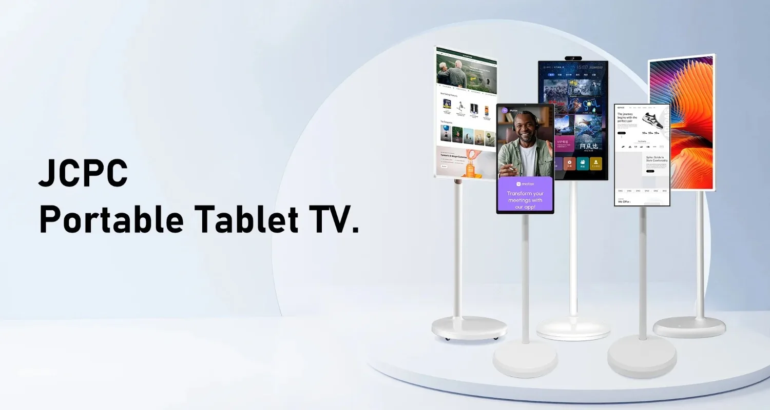 Rollable Android 12 Jcpc Bestietv Free Touch Screen Stand Tv Follow By Me Android Smart Tv 4K
