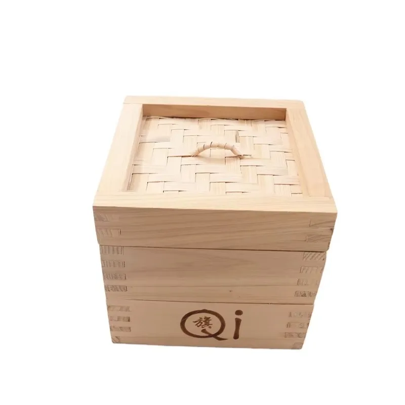 Basket 10 inch Kitchenware Mini Bamboo Round Square Restaurant Steamer