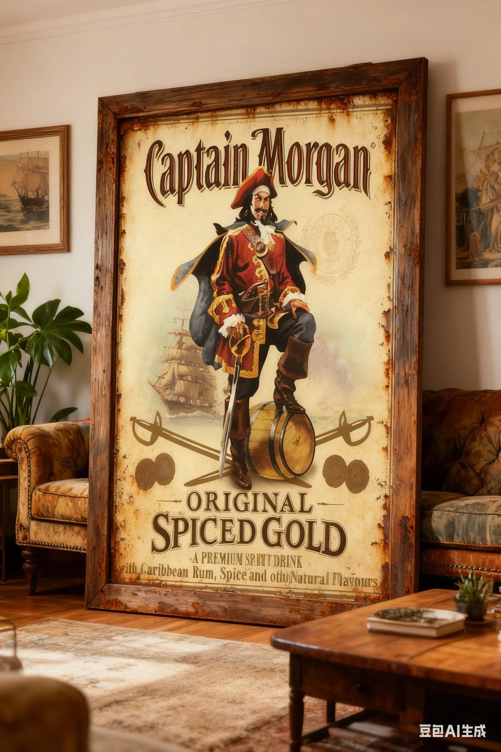 Captain Morgan Sign Wall Art - Decorative Poster for Man Cave Bar Pub Garage Kitchen Garden Bathroom Office Home image 3
