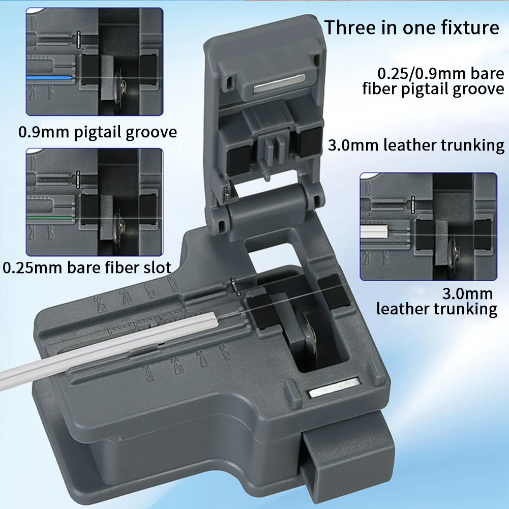 1ชิ้นปังตอใยแก้วนำแสงขนาดเล็ก AUA-X01 FTTH เครื่องมือตัดเชื่อมต่อความเย็นสายเคเบิลหัวตัดไฟเบอร์ความแม่นยำสูงขนาดเล็ก ABS