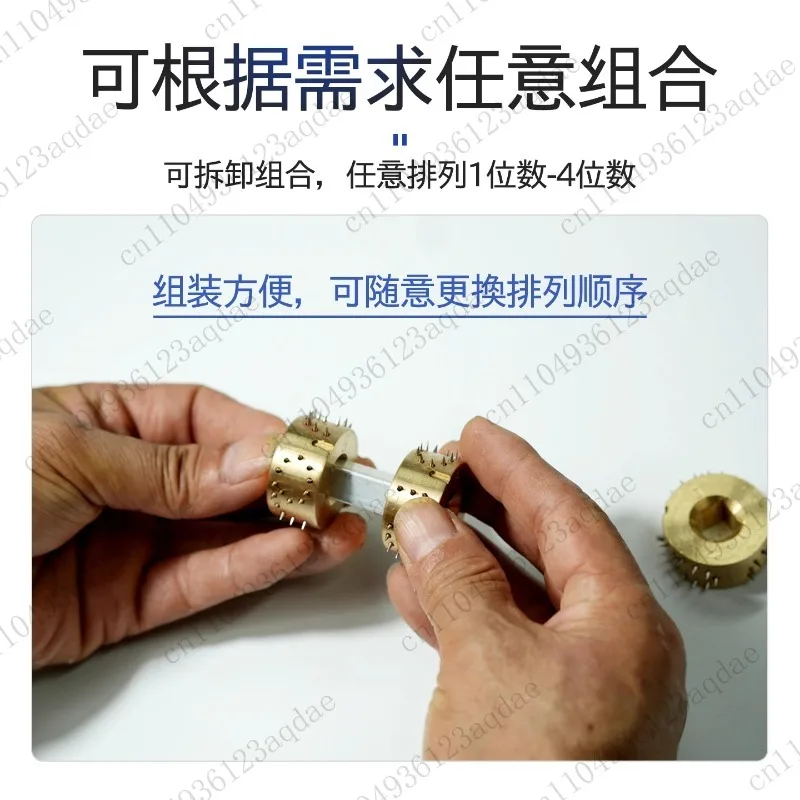 Roll Coder, Anti Skewing, No Need for Printing Ink, Replaceable Alphanumeric Combination, Beer Carton Needle Punched Roll Coder