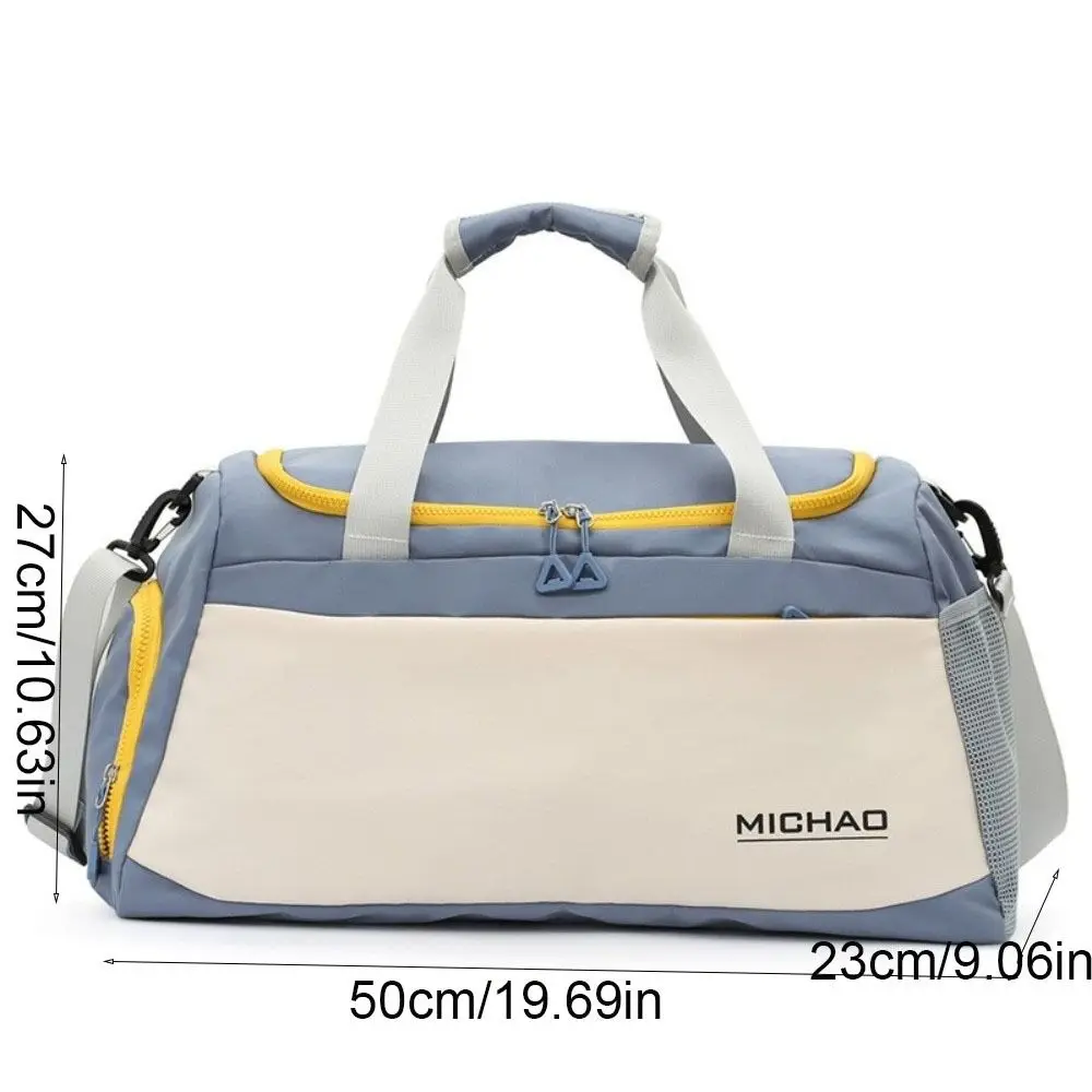 Wet Dry Separation Travel Duffel Bag Large Capacity Waterproof Travel Luggage Bag Shoes Compartment Multi Pocket