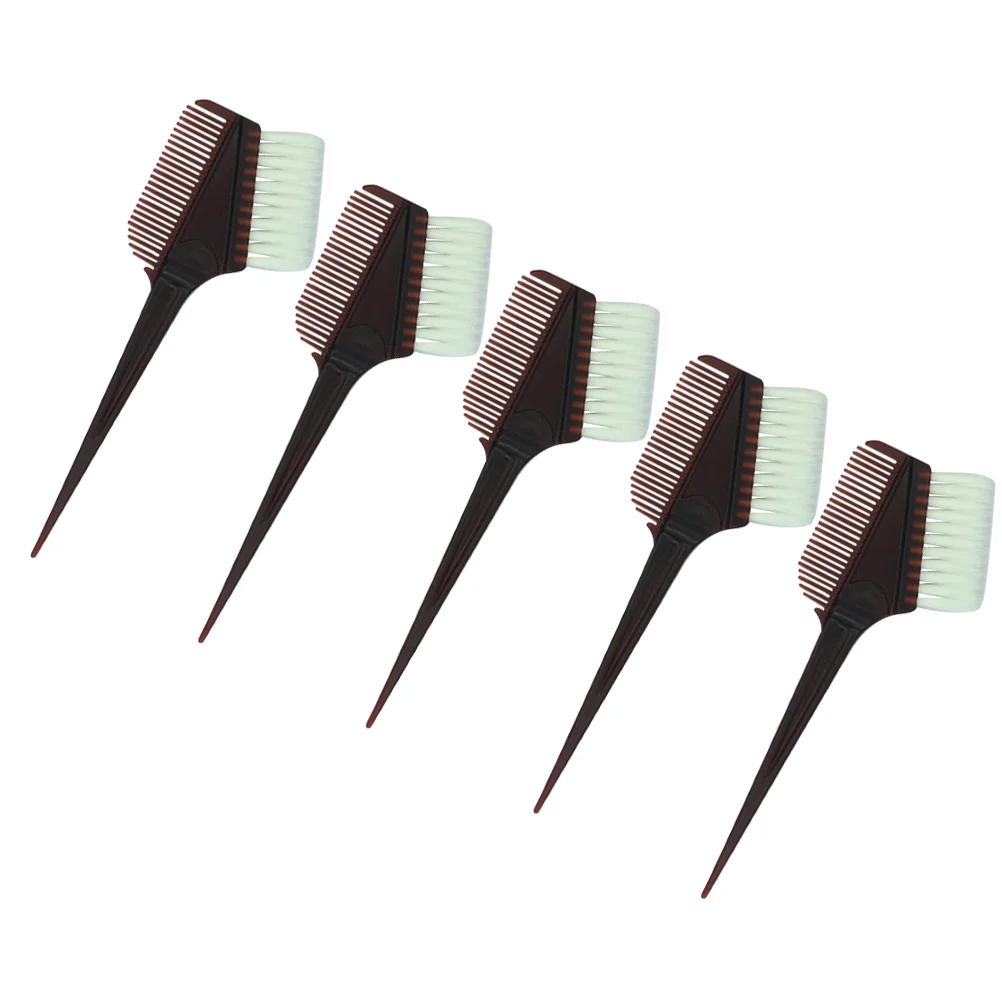 

10 Pcs Practical Hair Dye Tools Bowl Hairdressing Comb Detail Brush Convenient Coloring